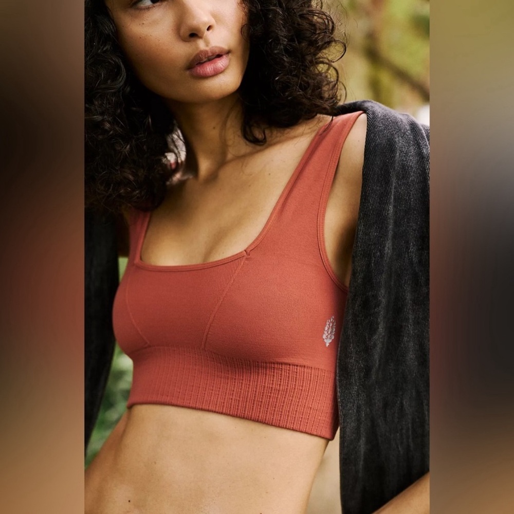FREE PEOPLE Good Karma Square-Neck Bra NWOT